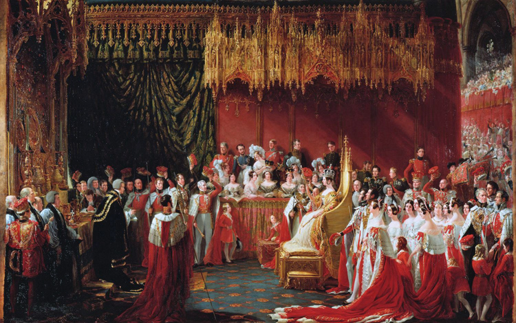 George Hayter The Coronation of Queen Victoria (mk25)